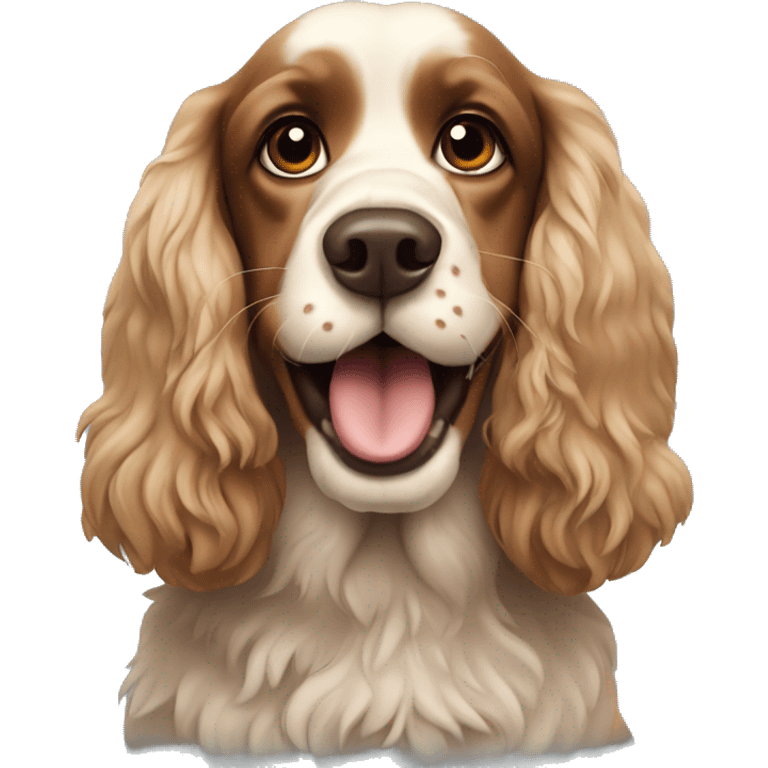 crazy cocker spaniel emoji