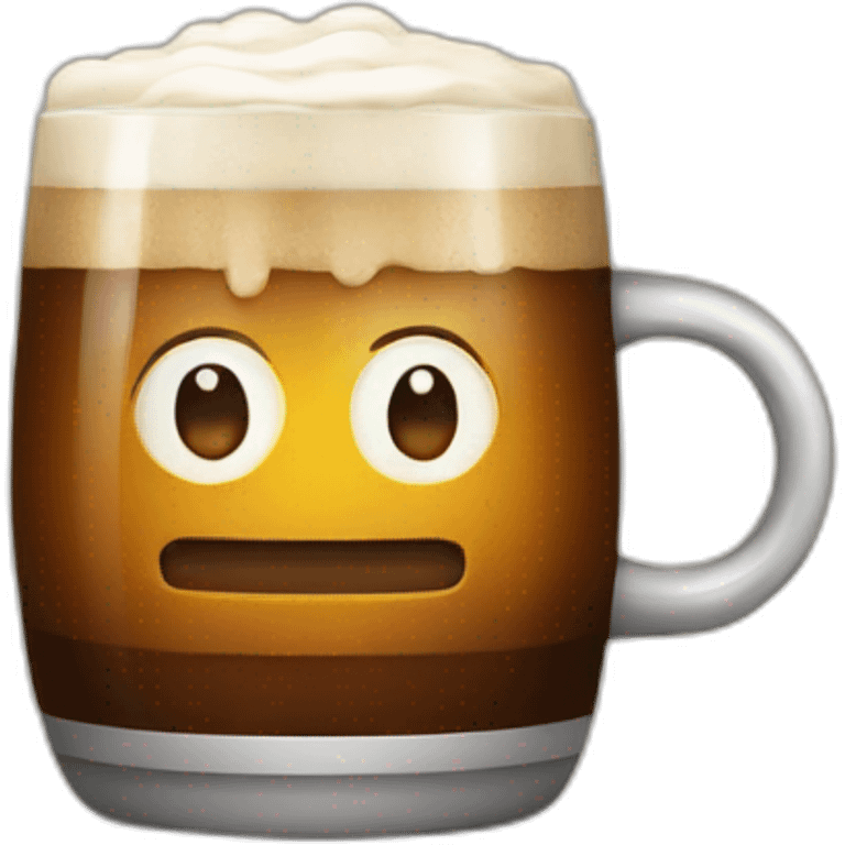 Coffe with beer emoji