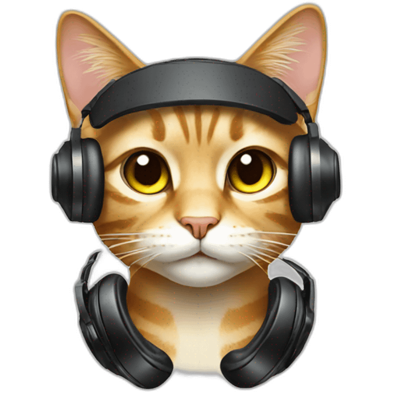 Dj cat emoji