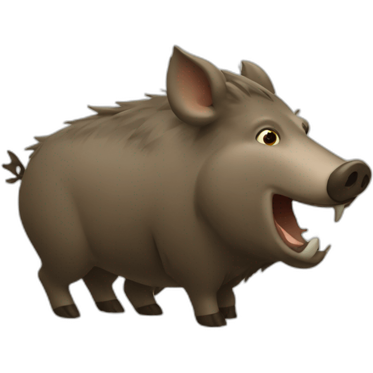 boar fishing emoji