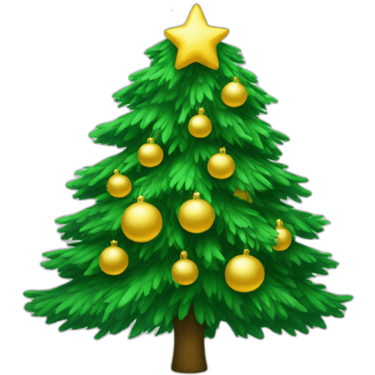 New Year tree emoji