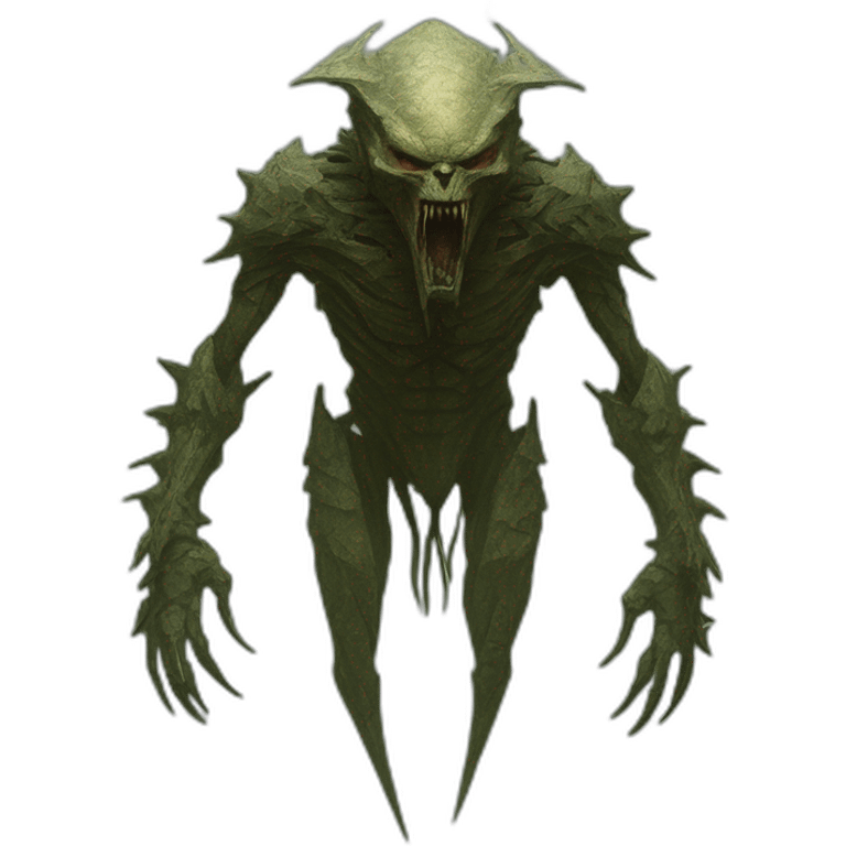 Predator in beksinski style emoji