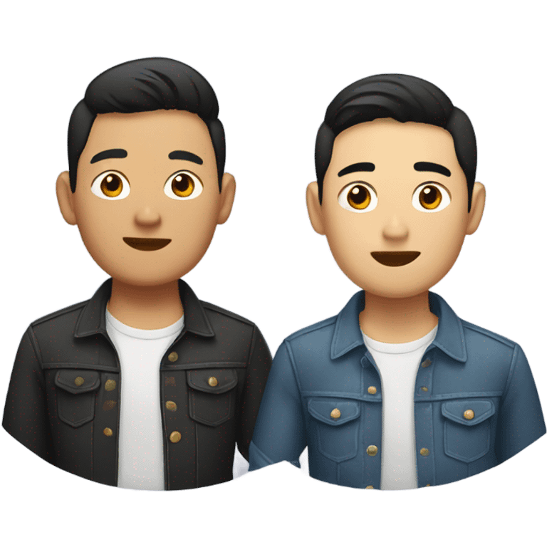 Asian gay couple  emoji