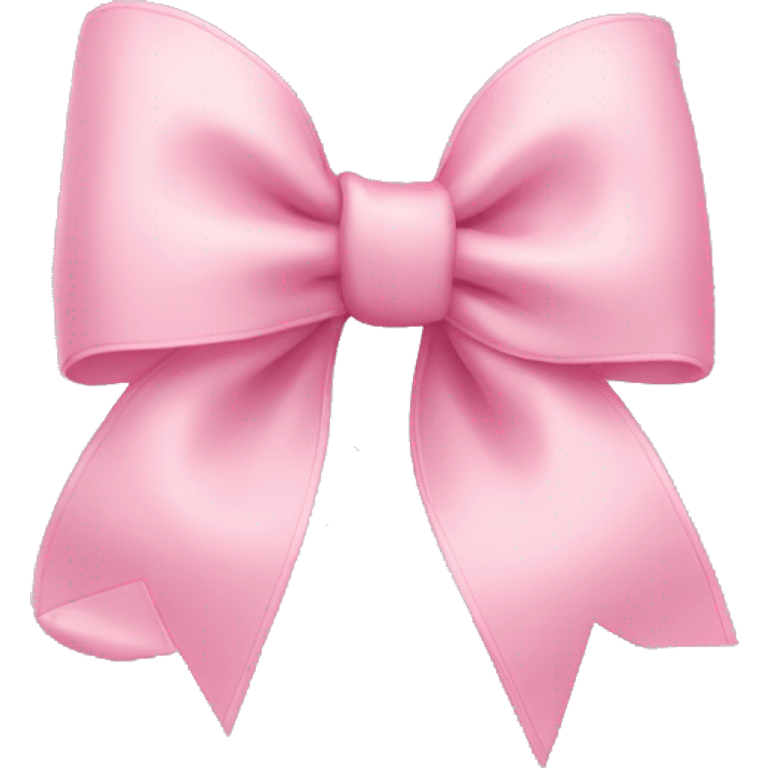 Baby pink bow emoji