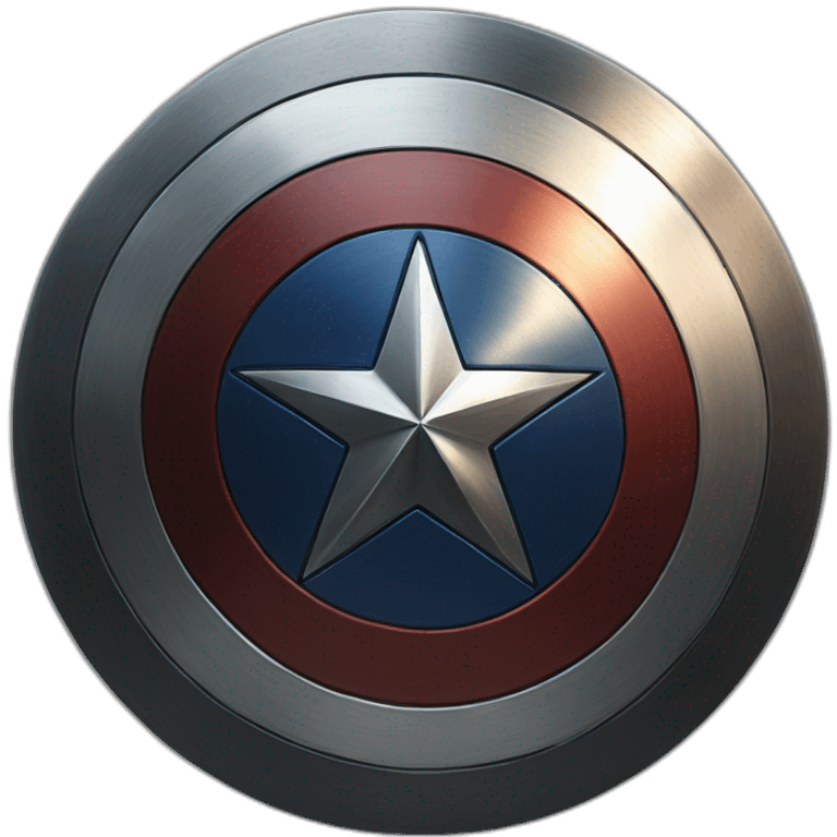 Captain America shield emoji