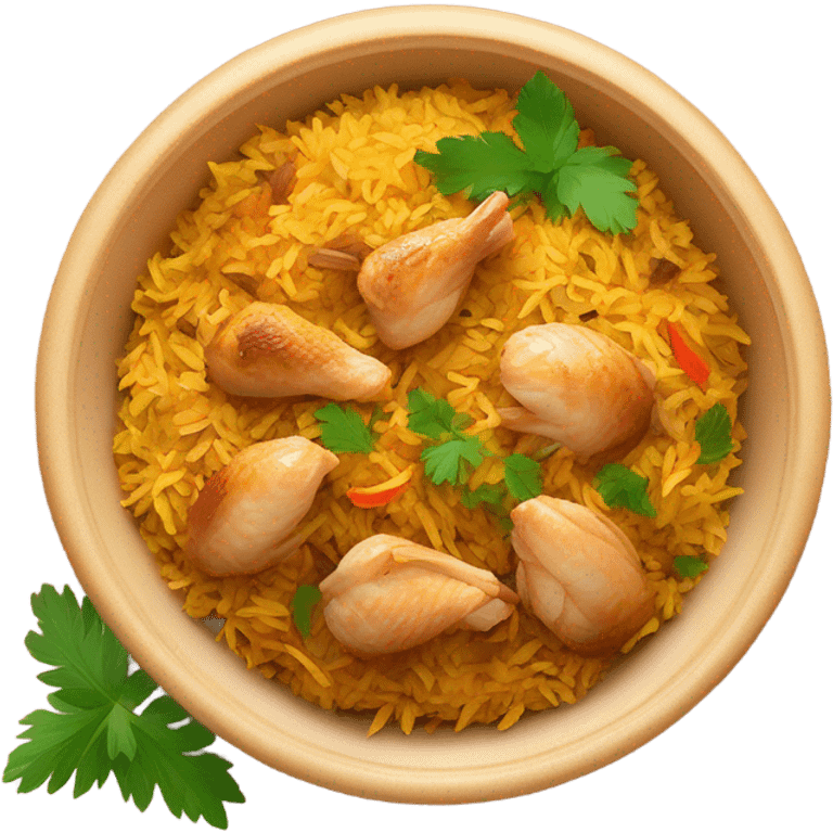 Biryani bowl emoji