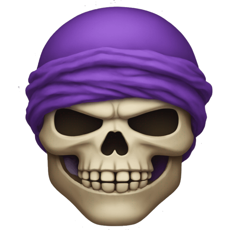 donatello as a skull head emoji