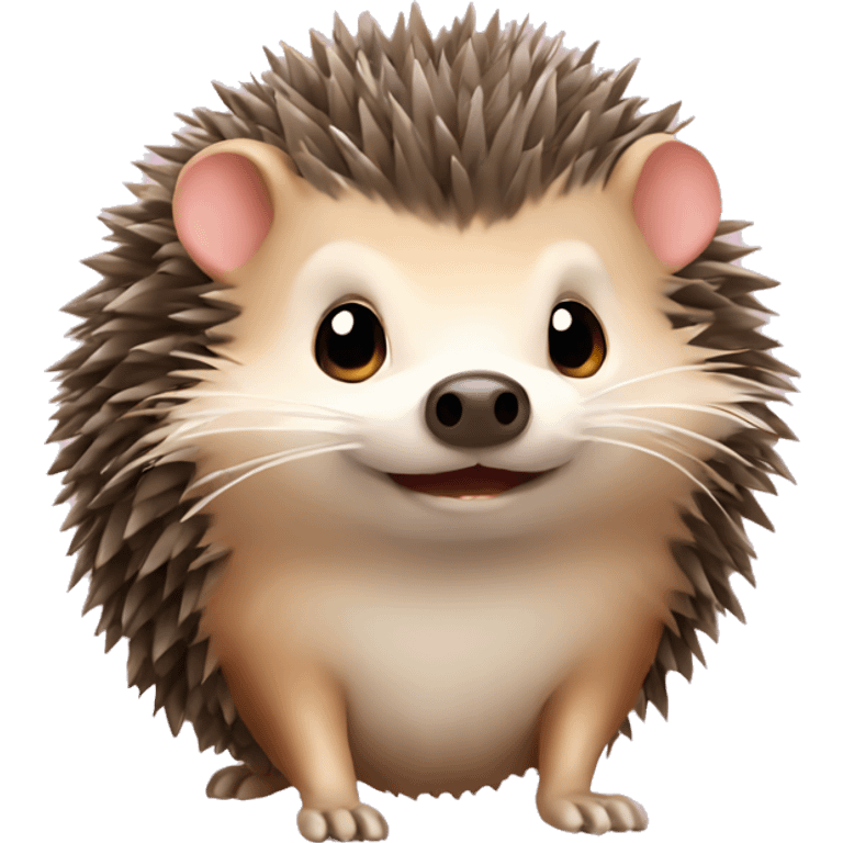 Hedgehog with a Bow emoji