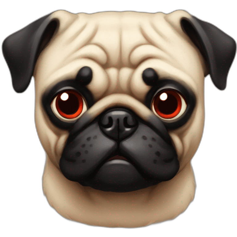 devil pug emoji