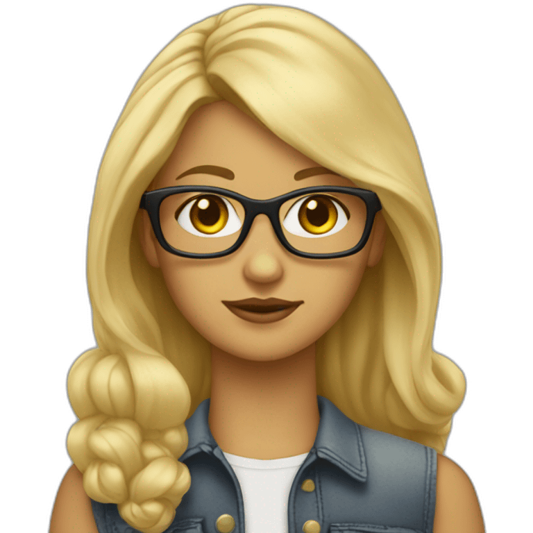 blonde-haired-girl-with-the-glases-What? emoji