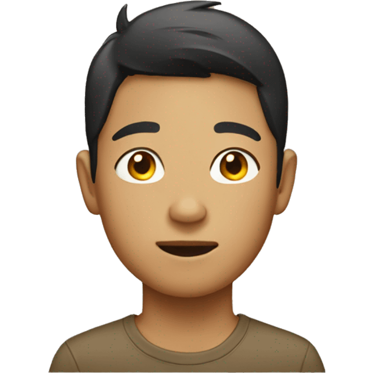 Tan Asian boy  emoji