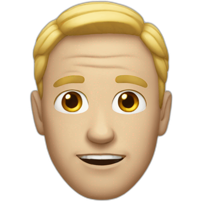 Creepy white guy emoji