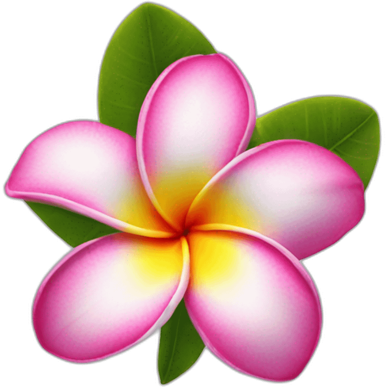 plumeria flower emoji