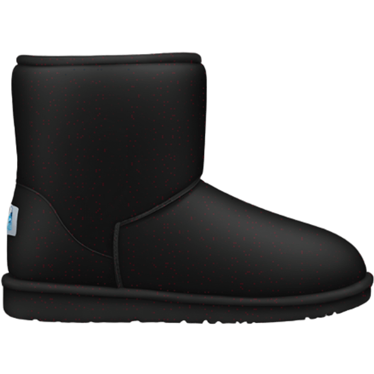 Black uggs emoji