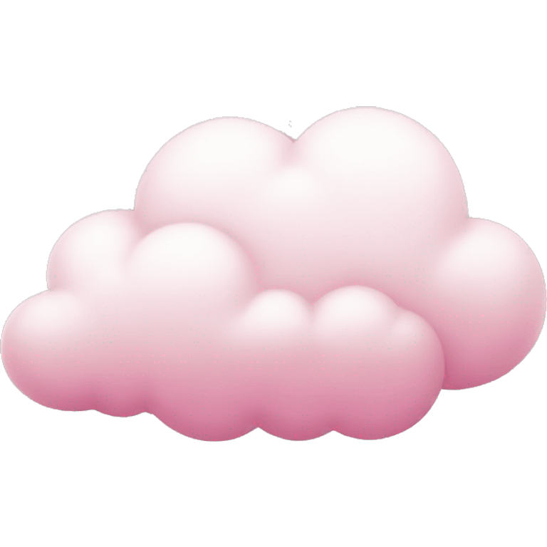 pink white cloud emoji