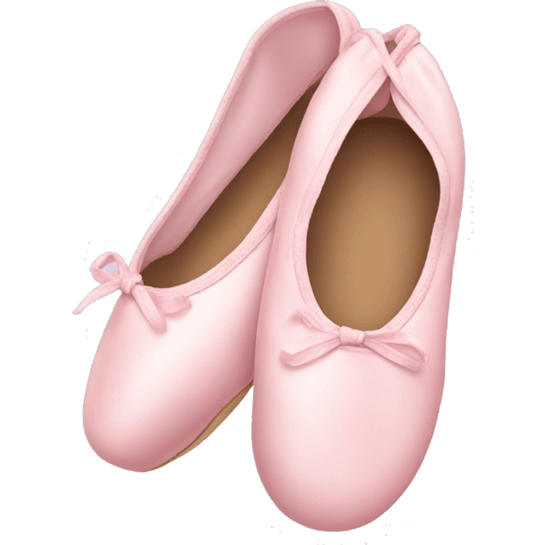 Pale pink ballet shoes emoji