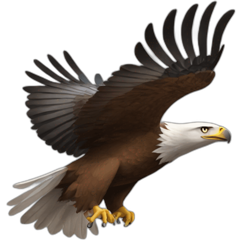 Eagle fly emoji