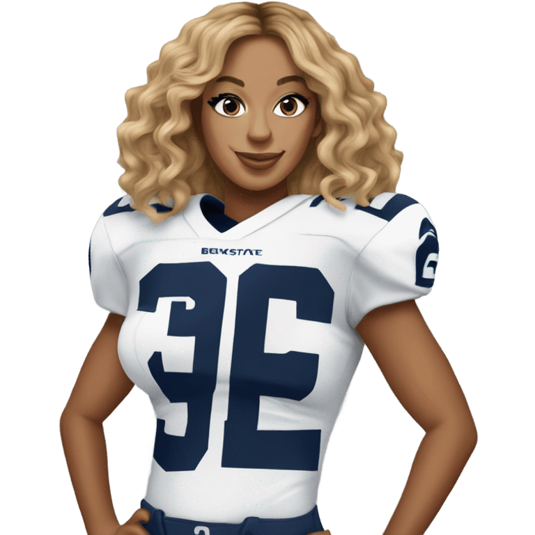 beyoncé penn state jersey emoji