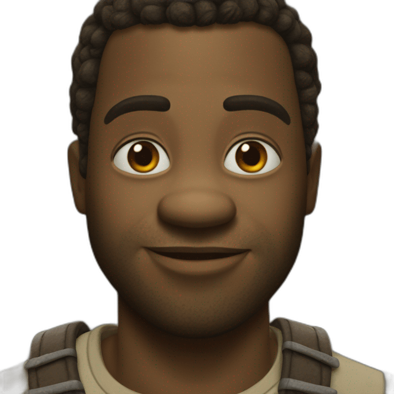 black-shrek emoji