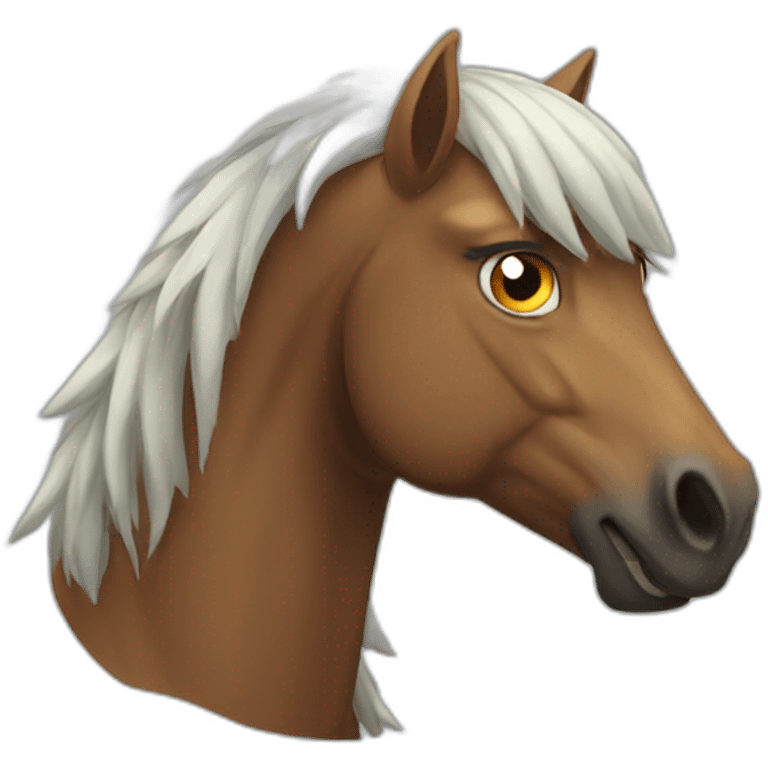 angry spirit horse emoji