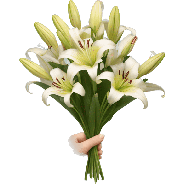 lily bouquet  emoji