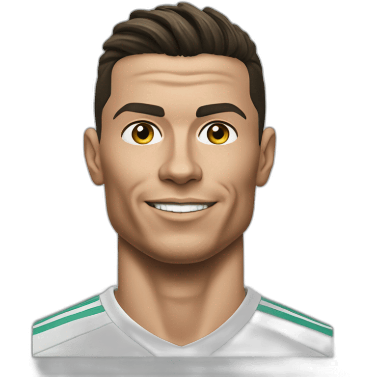 cristiano ronaldo realistic with nike t shirt emoji