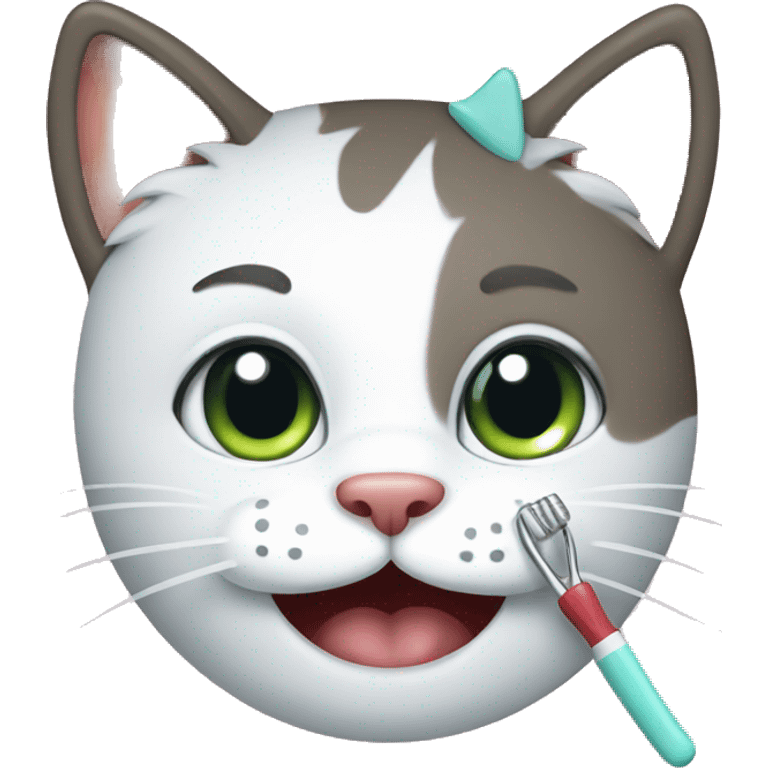 Kitty dentist emoji