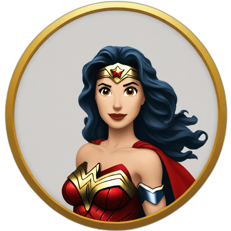 Wonder woman sur Superman emoji