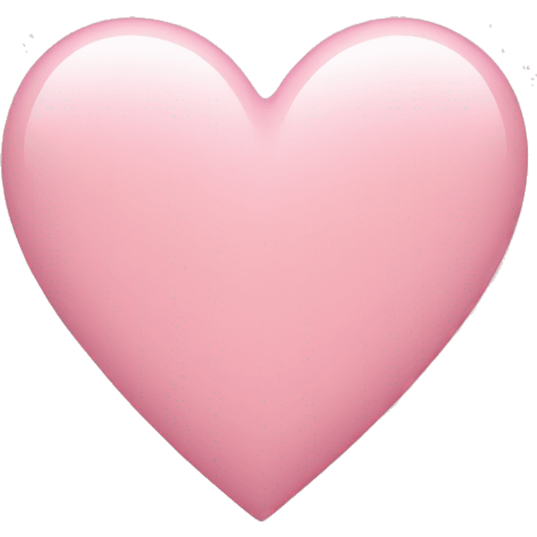 Light pink heart  emoji