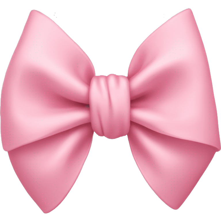 light pink bow on light pink bow emoji