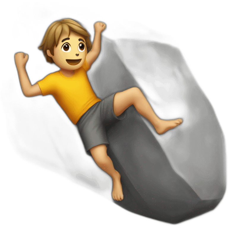 Bouldering emoji