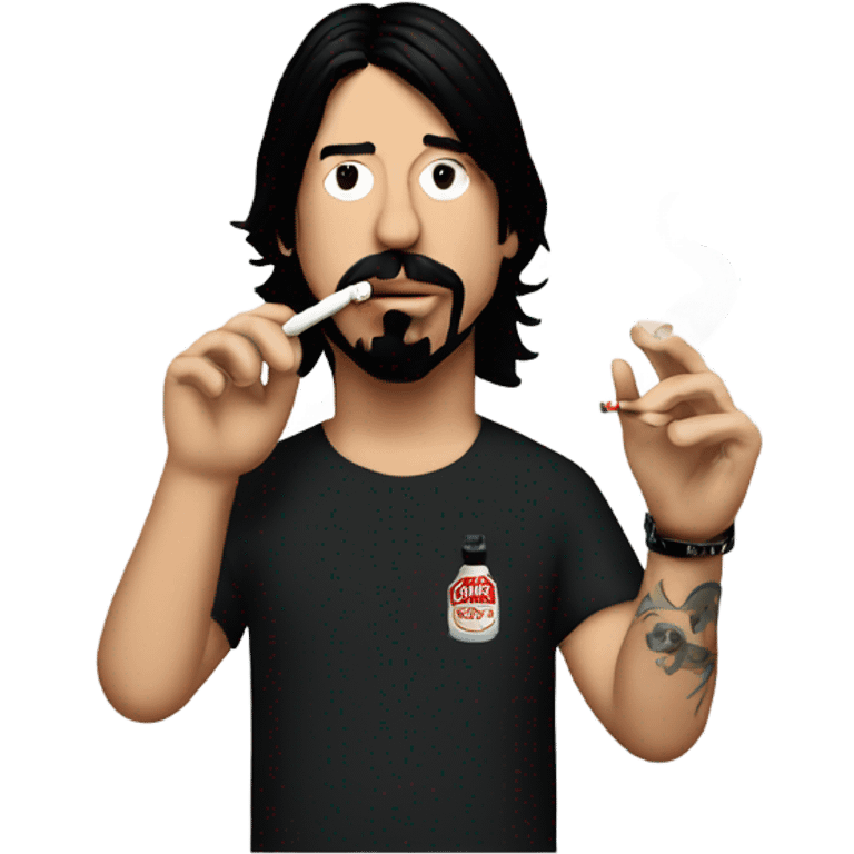 dave grohl smoking a cigarette  emoji