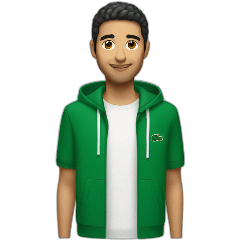 algerian Guy with Lacoste emoji