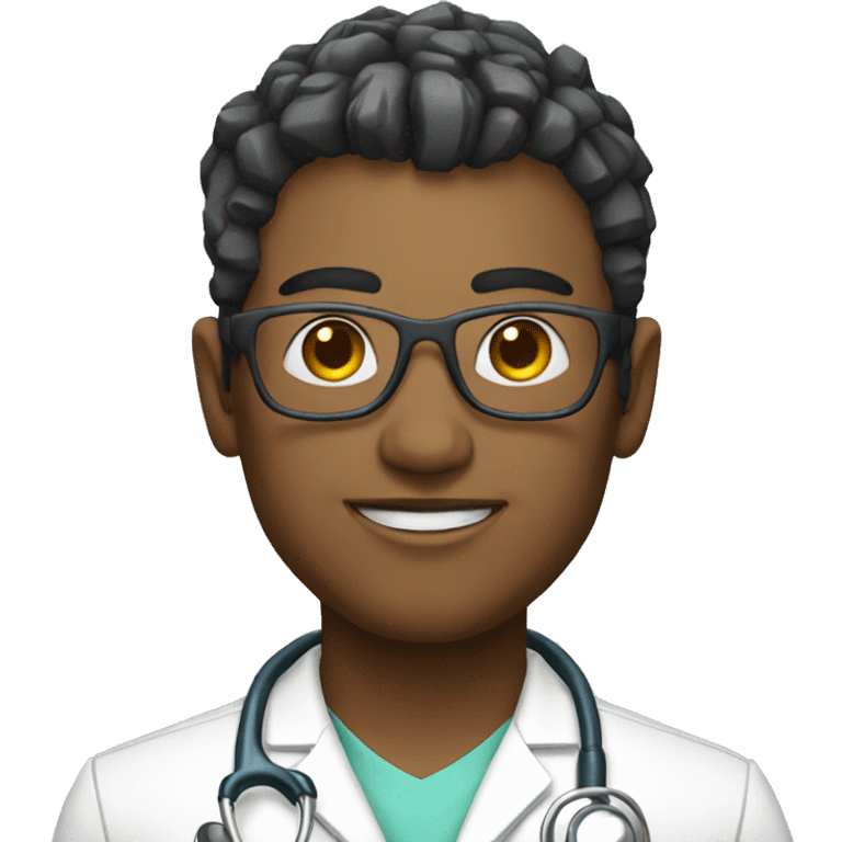 Cyborg doctor emoji