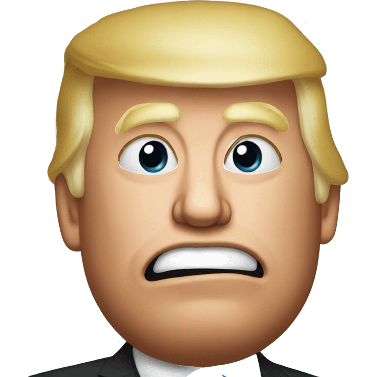 Trump with egg on face emoji