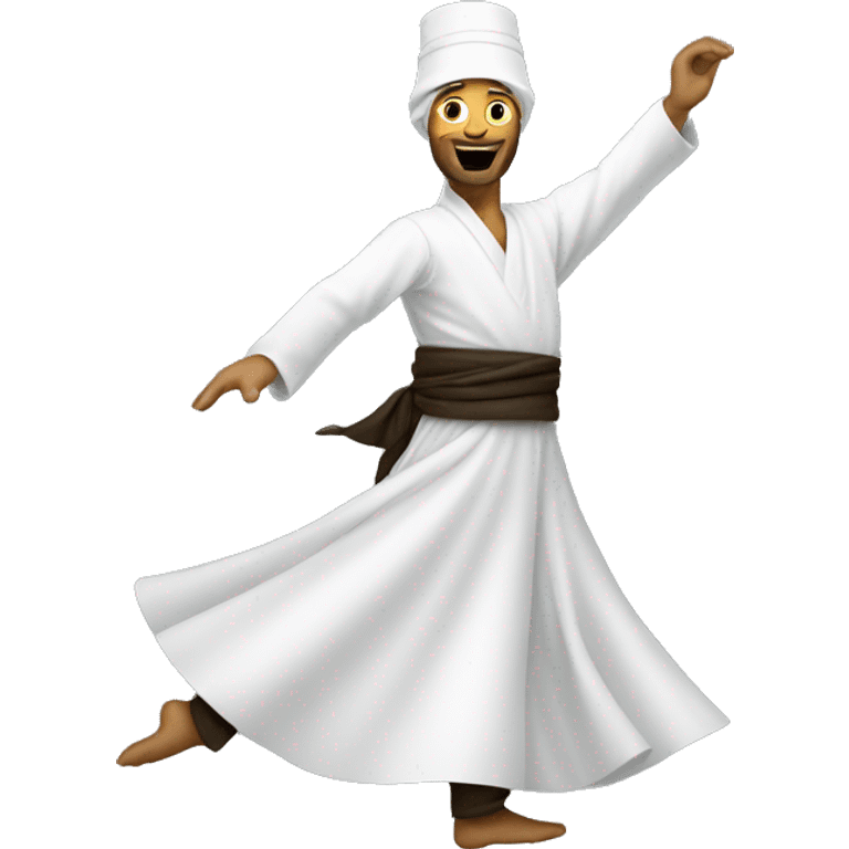 A whirling dervish emoji