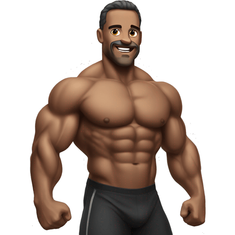 Glorious bodybuilder  emoji