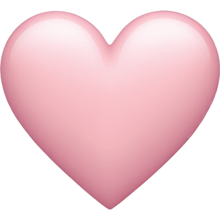 pastel pink heart emoji