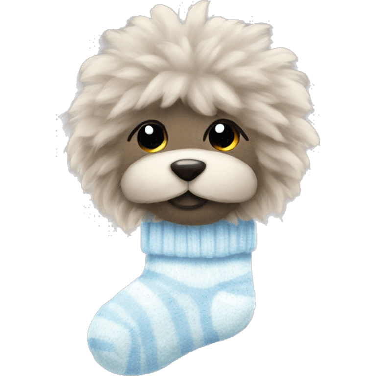 Fluffy socks  emoji