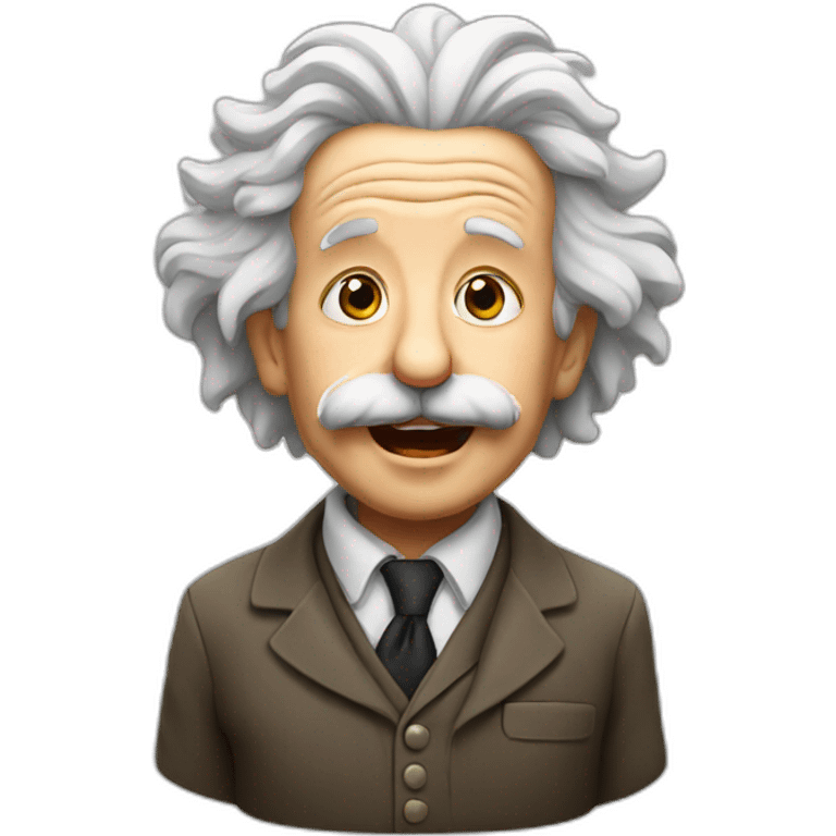 Einstein speaking german emoji