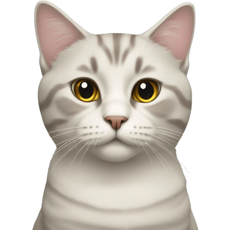 Scottish straight cat emoji