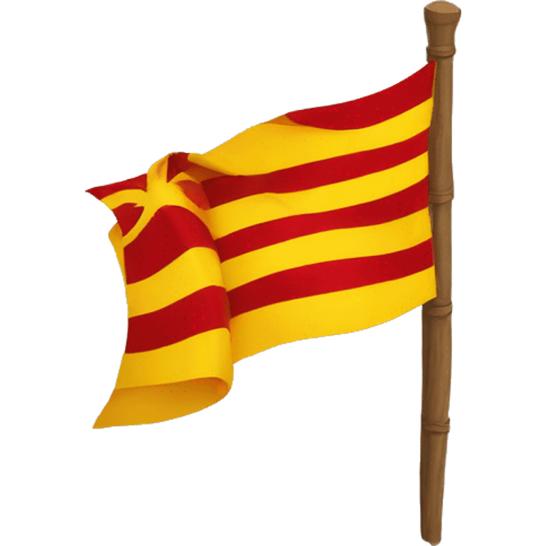 catalan flag (senyera) emoji