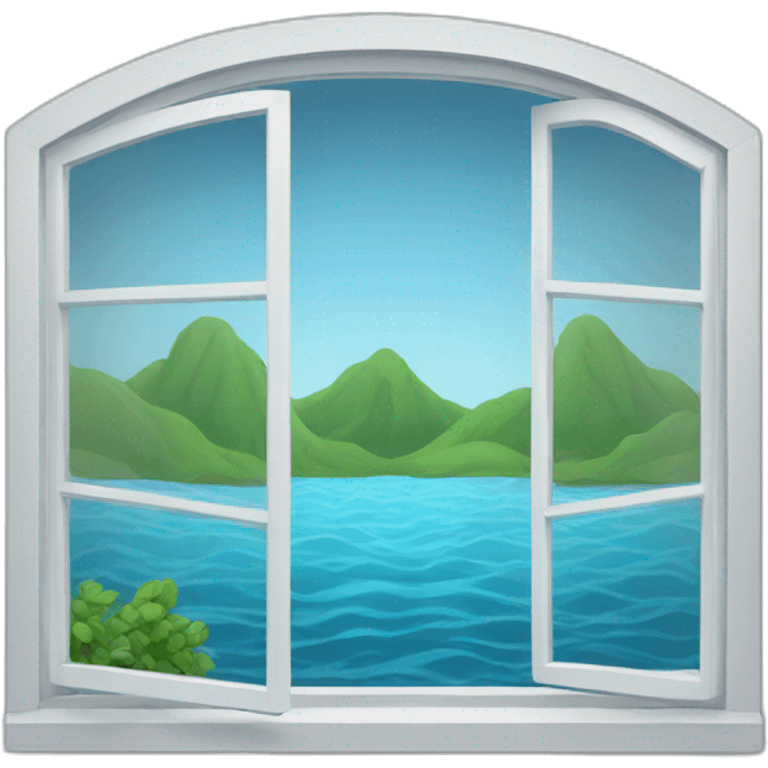 Window water emoji