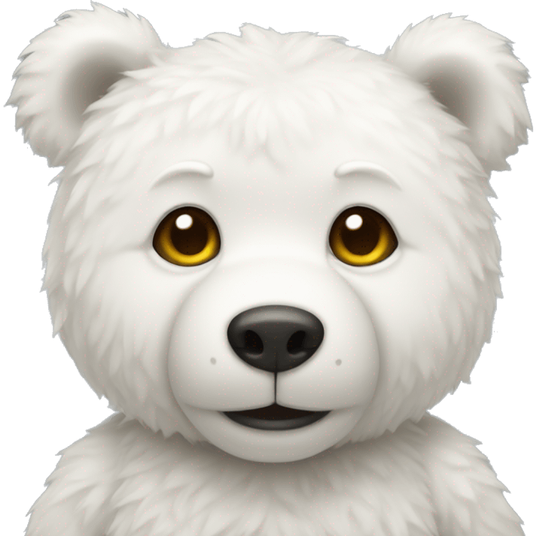 White teddy bear emoji