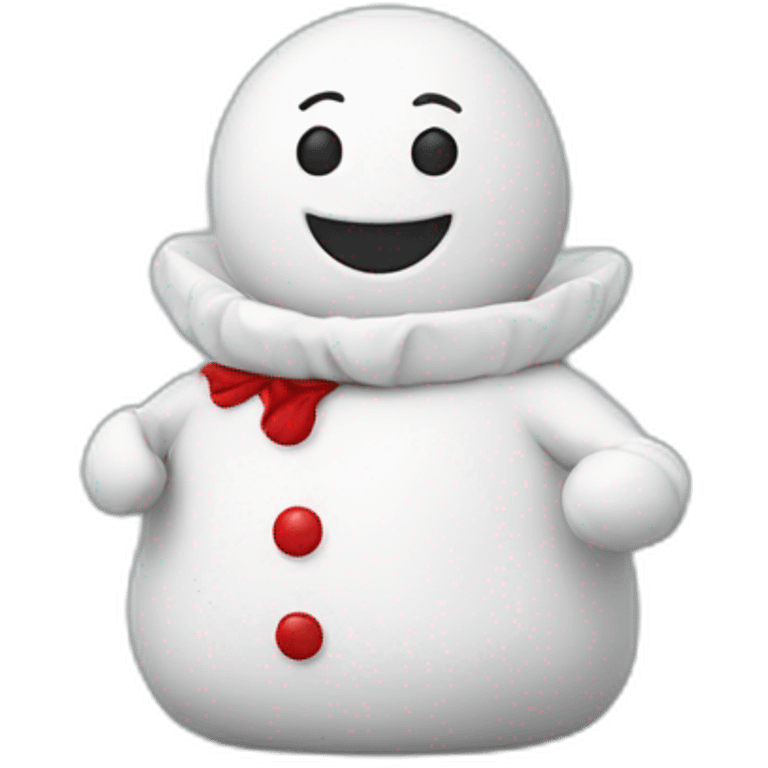 Bonhomme qui soufle emoji