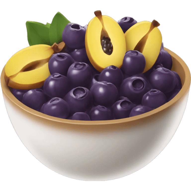 Acai bowl emoji