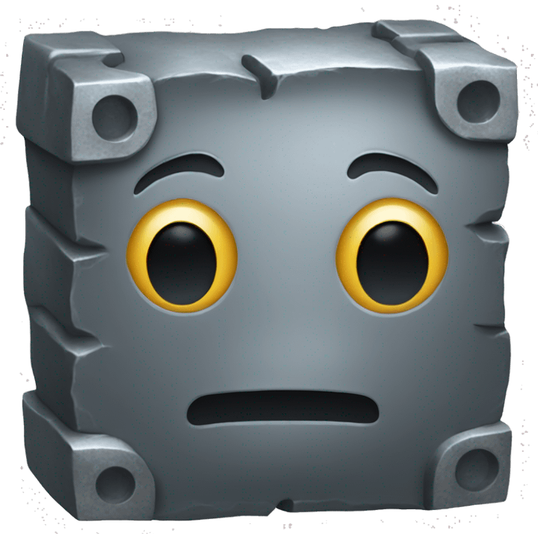 block of iron emoji