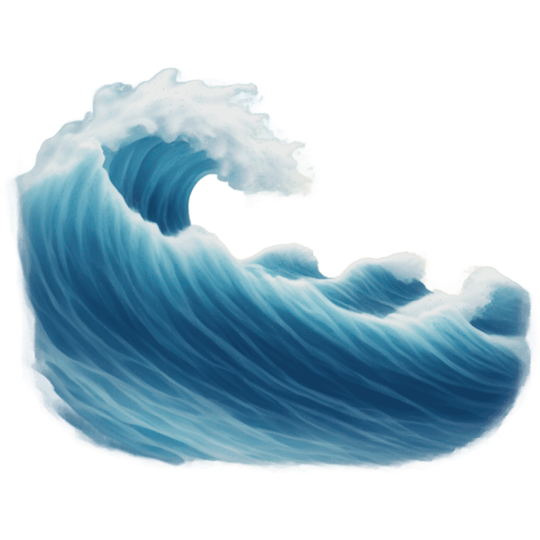 Ocean waves emoji