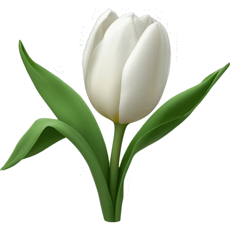 White tulips emoji