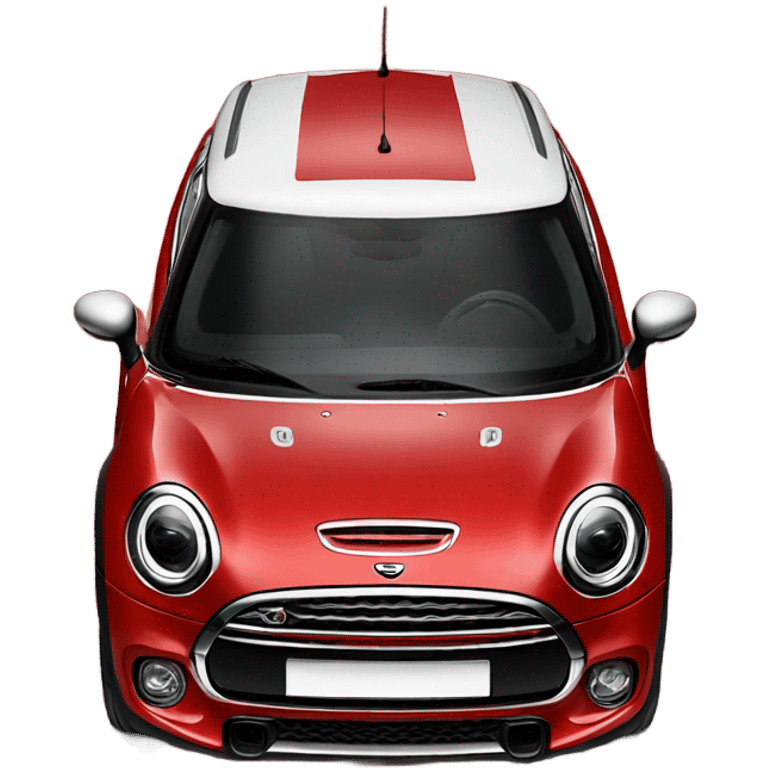 Happy red mini cooper clubman emoji